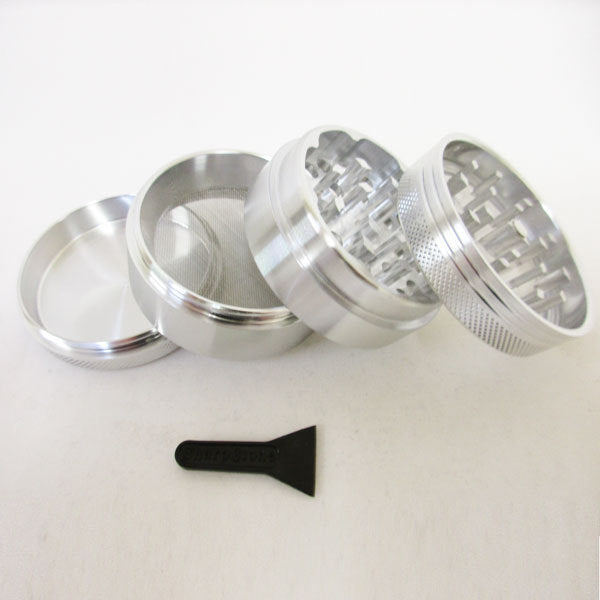 Coloured Sharpstone Clear Top 4pce Grinders