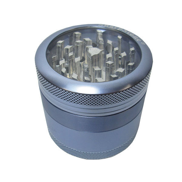 Coloured Sharpstone Clear Top 4pce Grinders
