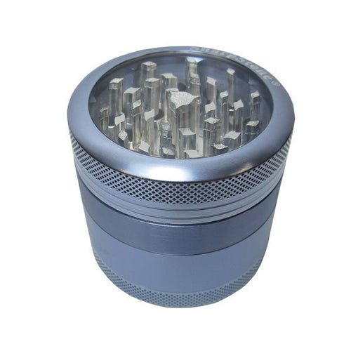 Coloured Sharpstone Clear Top 4pce Grinders