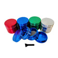 Coloured Aluminium 4pce Grinders - 40mm