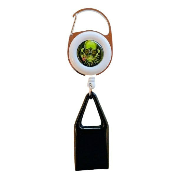 Lighter Leash With Clip - Skull
