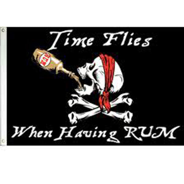 Flag - Time Flies When Having Rum