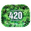 Metal Rolling Tray 180x140mm 420 Green