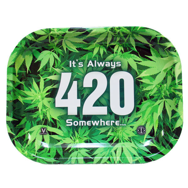 Metal Rolling Tray 180x140mm 420 Green